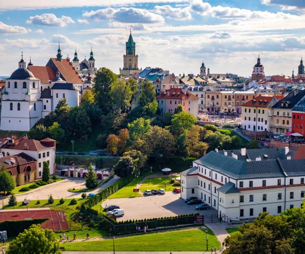 Lublin Poland panoramic view